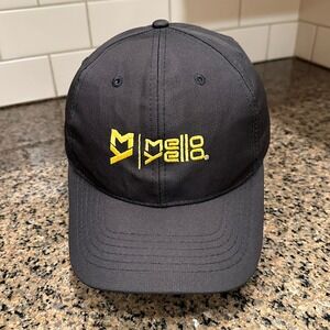 Vtg 90s Mello Yello Hit Wear Hat Snapback Black
